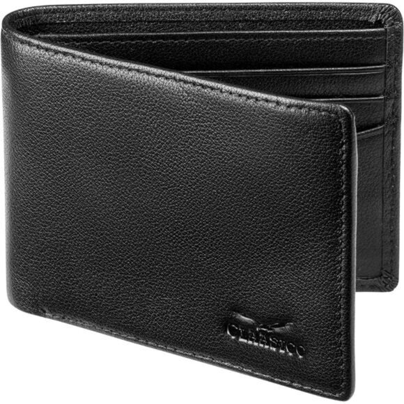 Wallet for Men’s - Genuine Leather Slim Bifold RFID Wallet - Gift for Men - Picture 1 of 7